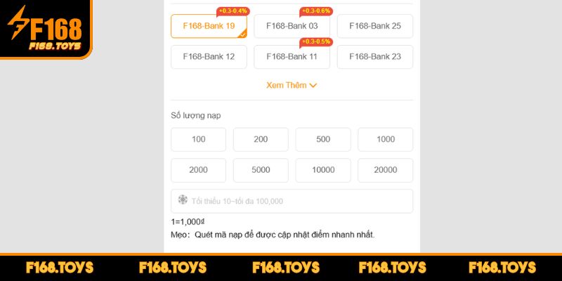 Nạp Tiền 2 Nạp tiền qua Internet Banking