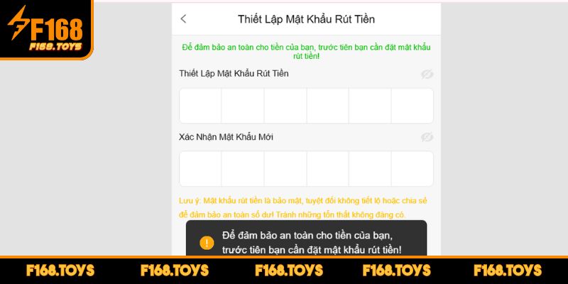 Rút Tiền 3 Lỗi thường gặp khi rút tiền F168